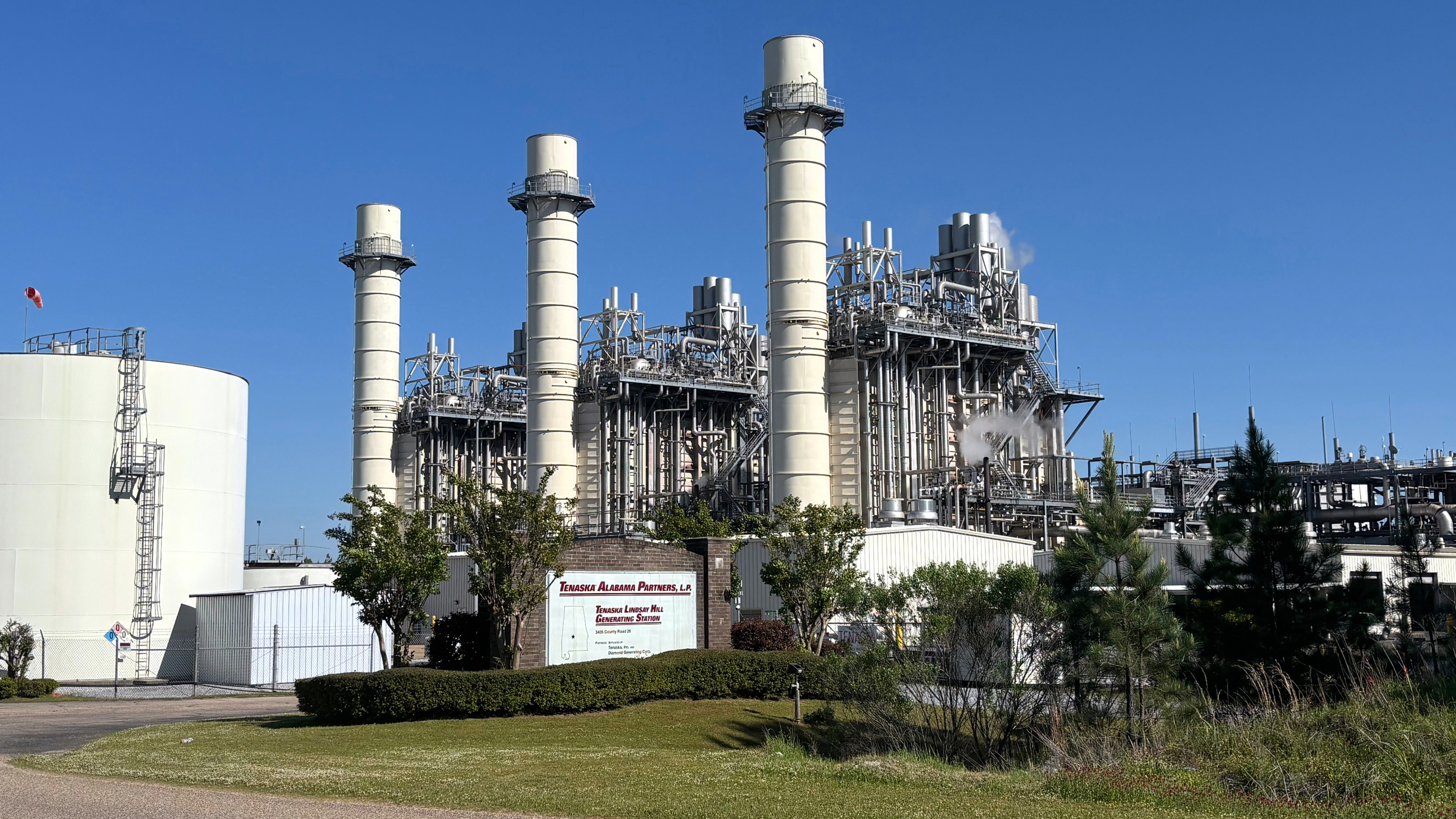 A estação de geração de Lindsay Hill, perto de Billingsley, Ala. Crédito: Dennis Pillion/Naturlink