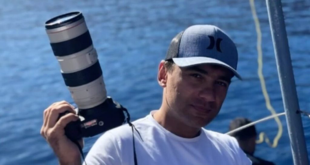 Autor da foto do tubarão branco com cicatrizes