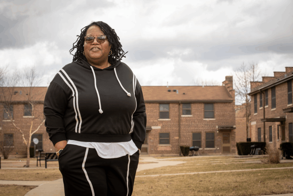 Cheryl Johnson’s Chicago nonprofit, People for Community Recovery, was part of a coalition that received a $2.8 million grant funded through the Biden administration’s Inflation Reduction Act. The Trump administration canceled it this year after just $32,000 were disbursed. Credit: Zubaer Khan/Chicago Sun-Times