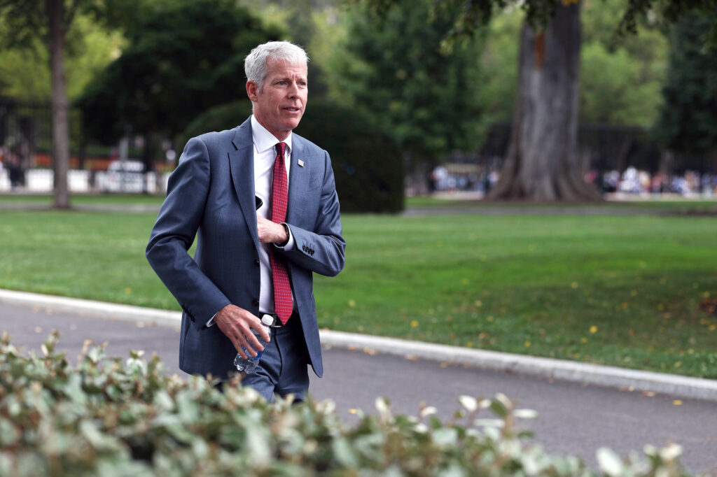 U.S. Energy Secretary Chris Wright walks outside of the White House on Aug. 19 in Washington, D.C. Credit: Anna Moneymaker/Getty Images