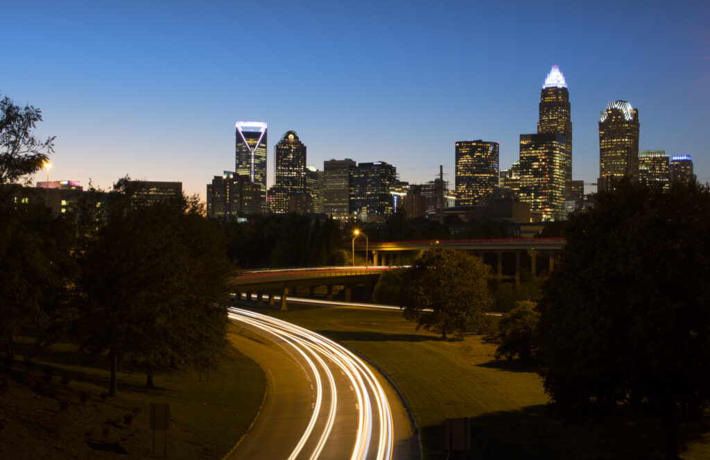 In North Carolina, Charlotte, and Mecklenburg County, remained just under the wire to comply with health-based standards for ozone, as measured over the last three years. Credit: Education Images/Universal Images Group via Getty Images