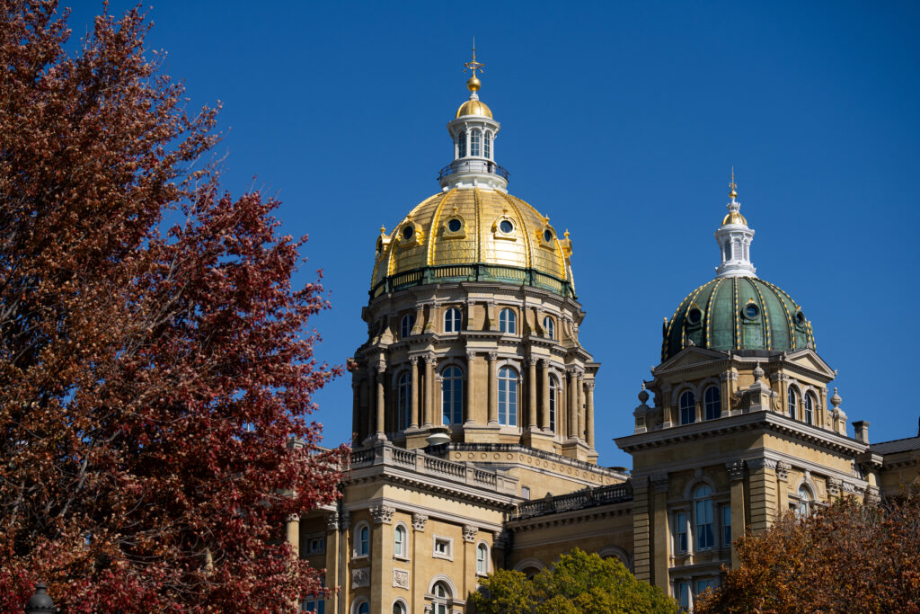 The Iowa State Capitol in Des Moines. Credit: Bill Clark/CQ-Roll Call via Getty Images
