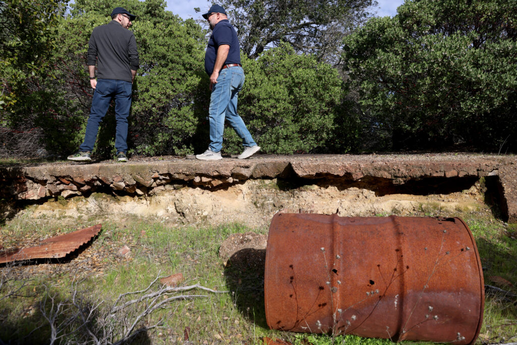 EPA staff visit a Superfund site in Clearlake Oaks, Calif., on Jan. 30, 2024. Credit: Jane Tyska/East Bay Times via Getty Images
