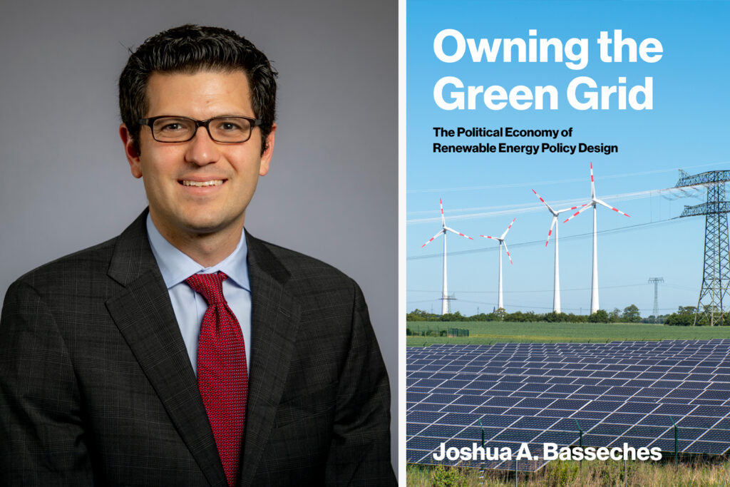 Joshua Basseches e seu novo livro, “Owning the Green Grid”.