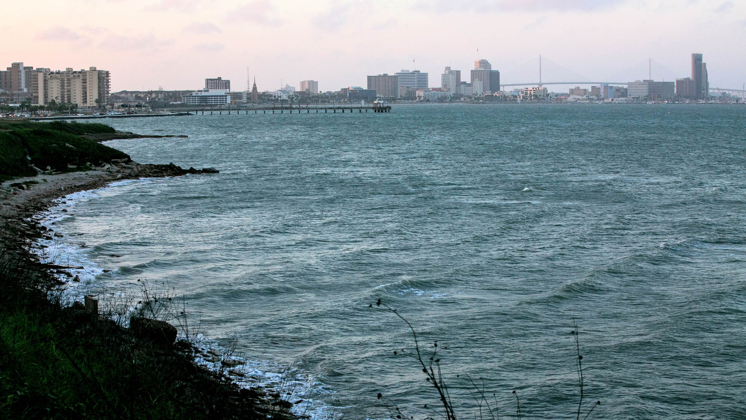 A cidade de Corpus Christi é vista em 4 de março. Crédito: Dylan Baddour/Naturlink