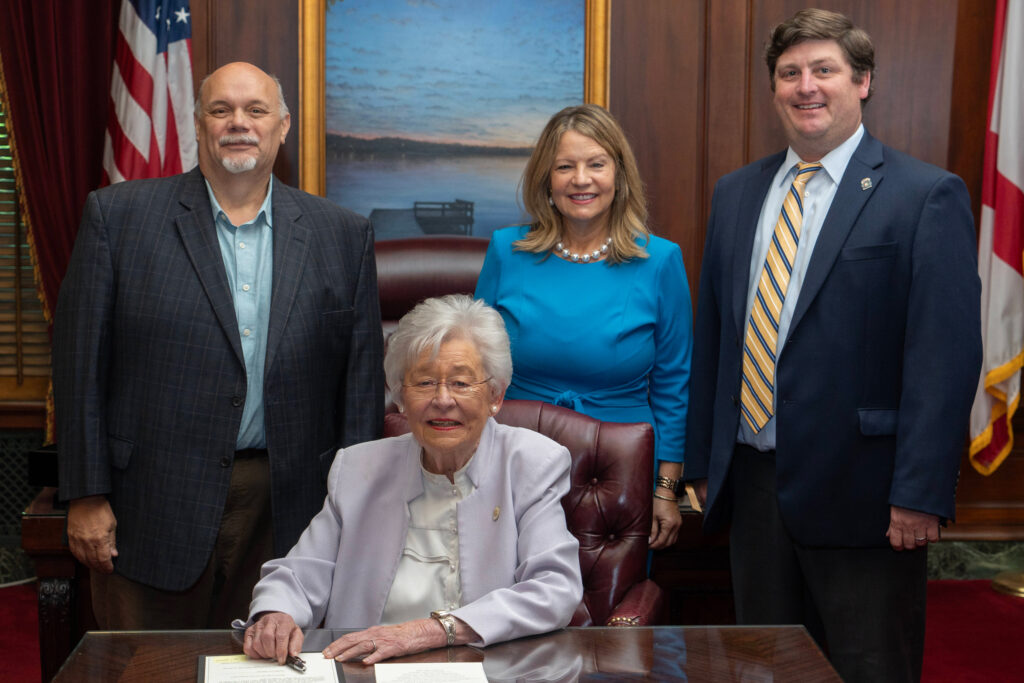 Incumbent Public Service Commissioner Jeremy Oden (left) lost his seat in May’s primary. Chris Beeker (right) will face his opponent in a runoff. Credit: Alabama Governor’s Office