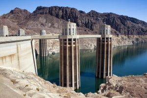 Lake Mead, the largest reservoir on the Colorado River, is plunging, causing hydropower generation at Hoover Dam to decline.
