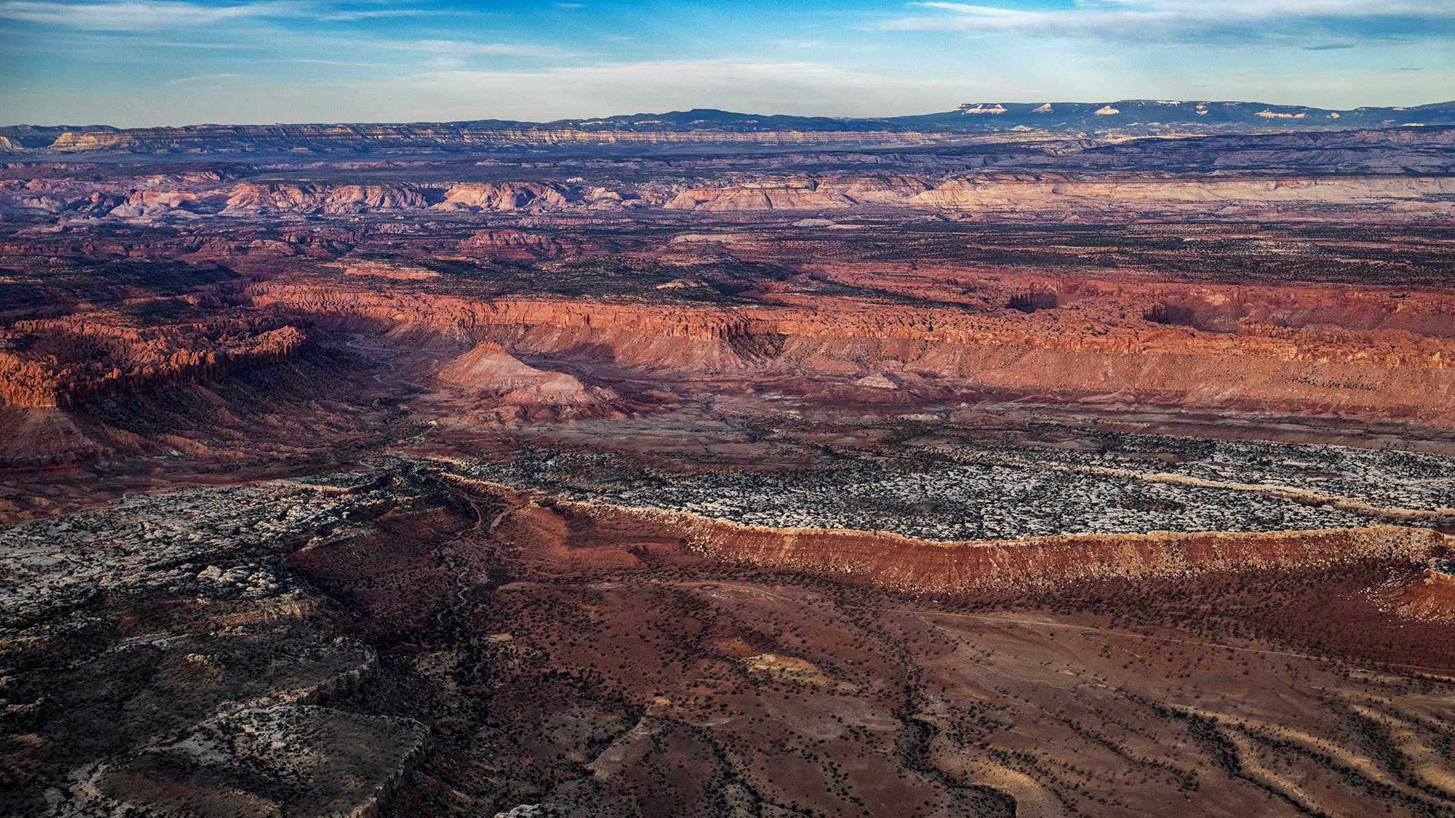 Uma vista aérea dos Wolverine Circle Cliffs de Grand Staircase-Escalante. Crédito: Tim Peterson/EcoFlight