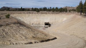 An emergency exit for Signal Peak Energy’s longwall coal mine in Musselshell County, Montana. Credit: Jake Bolster/Inside Climate News