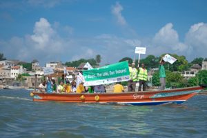 In Kenya, 100 percent of coral reefs, mangroves and marine and coastal protected areas overlap with proposed oil and gas blocks. Credit: Muturi Kamau