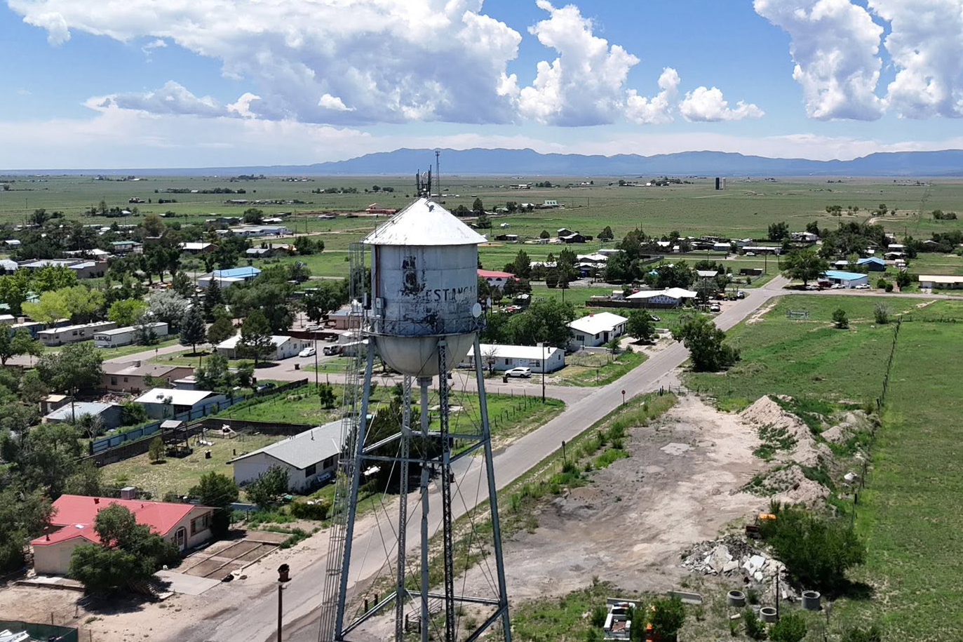 Last year, the town of Estancia, N.M., asked residents to conserve water because its wells were not producing adequately. Credit: Town of Estancia
