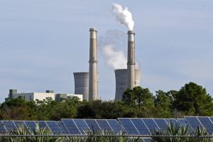 A view of the Stanton Energy Center, a coal-fired power plant in Orlando, Fla. Credit: Paul Hennessy/SOPA Images/LightRocket via Getty Images