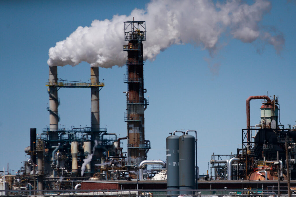 The natural gas-fired Linden Cogeneration Plant in Linden, N.J. Credit: Kena Betancur/VIEWpress via Getty Images