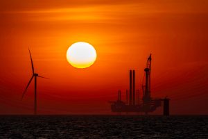 A wind turbine at Dominion Energy’s Coastal Virginia Offshore Wind project off the coast of Virginia Beach. Credit: Dominion Energy