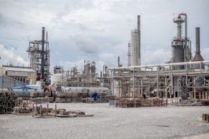 The CF Industries fertilizer complex in Donaldsonville, La. Credit: Emily Kask/The Washington Post via Getty Images
