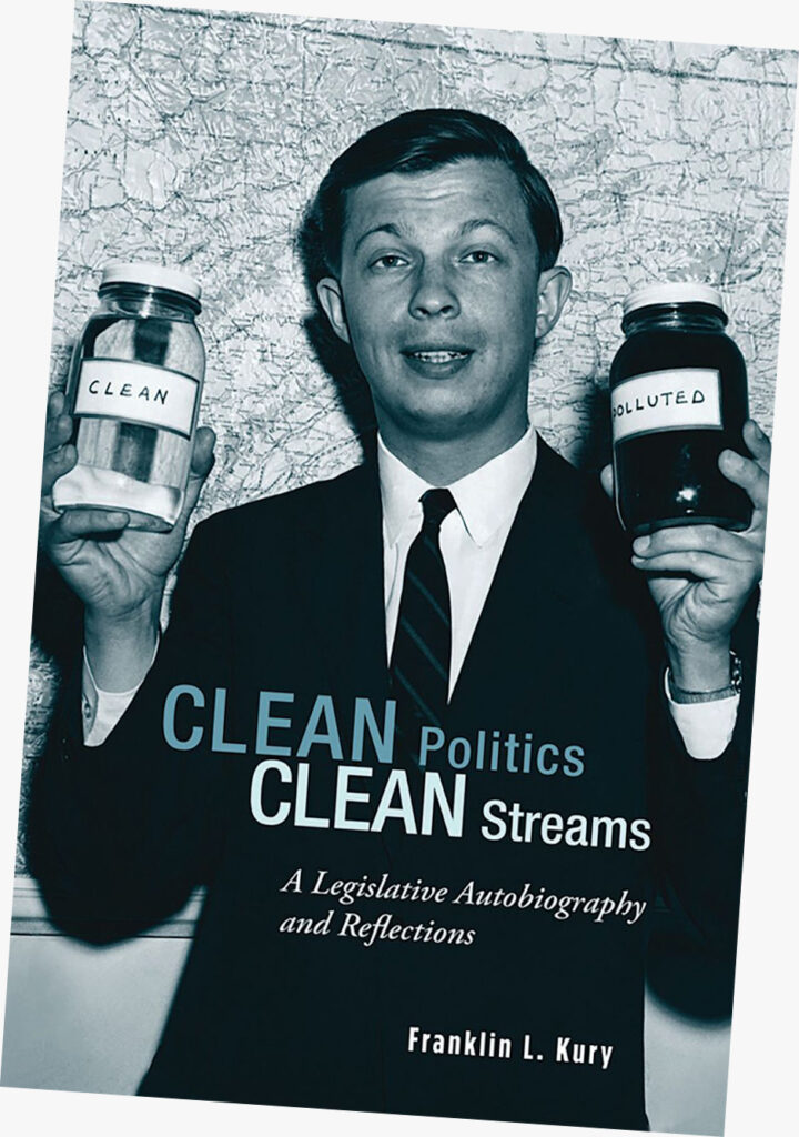 Livro de memórias de Franklin Kury de 2011, “Política Limpa, Fluxos Limpos: Uma Autobiografia e Reflexões Legislativas”.
