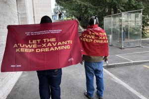 Along with the Cultural Survival group and other allies, leaders from the A