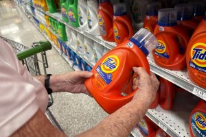 In a new study, scientists found 500 chemicals linked to breast cancer in consumer products like cosmetics, plastic goods and detergents. Credit: Lindsey Nicholson/Universal Images Group via Getty Images