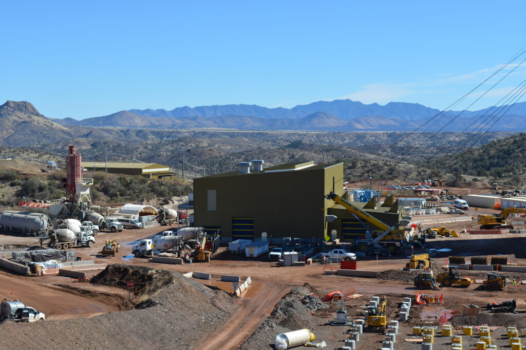 The construction site of South32’s Hermosa mine in Patagonia, Ariz., on Feb. 18. Credit: Wyatt Myskow/Inside Climate News