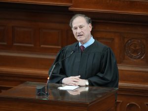 U.S. Supreme Court Justice Samuel Alito, in Austin Texas, May 2026. Credit: Jay Janner/The Austin American-Statesman via Getty Images