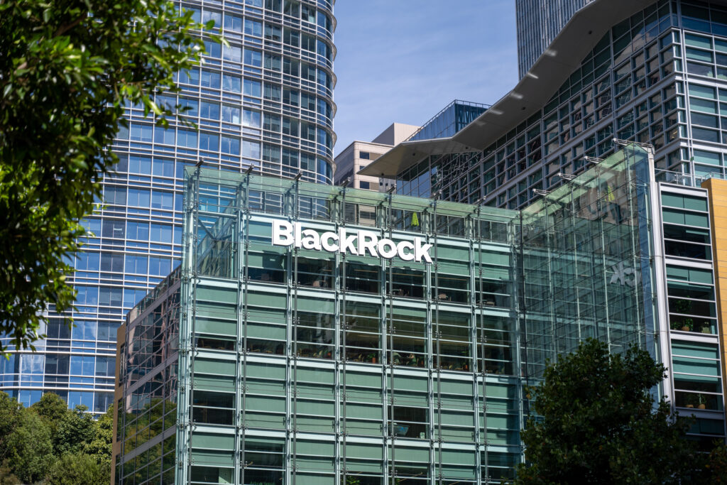 Investment firm BlackRock’s office in San Francisco. Credit: Smith Collection/Gado via Getty Images