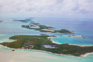 An aerial view of the Exumas region of the Bahamas. Credit: EyesWideOpen via Getty Images
