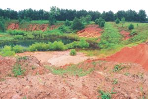 A view of the Escambia Wood Treating Company Superfund site in June 2022. Credit: U.S. Army Corps of Engineers