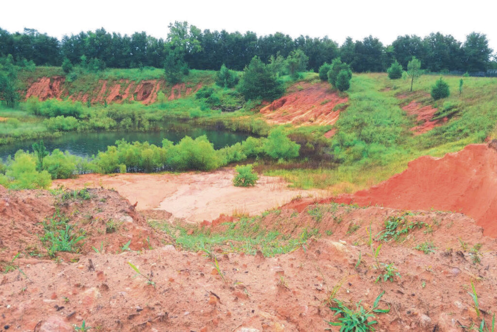 A view of the Escambia Wood Treating Company Superfund site in June 2022. Credit: U.S. Army Corps of Engineers