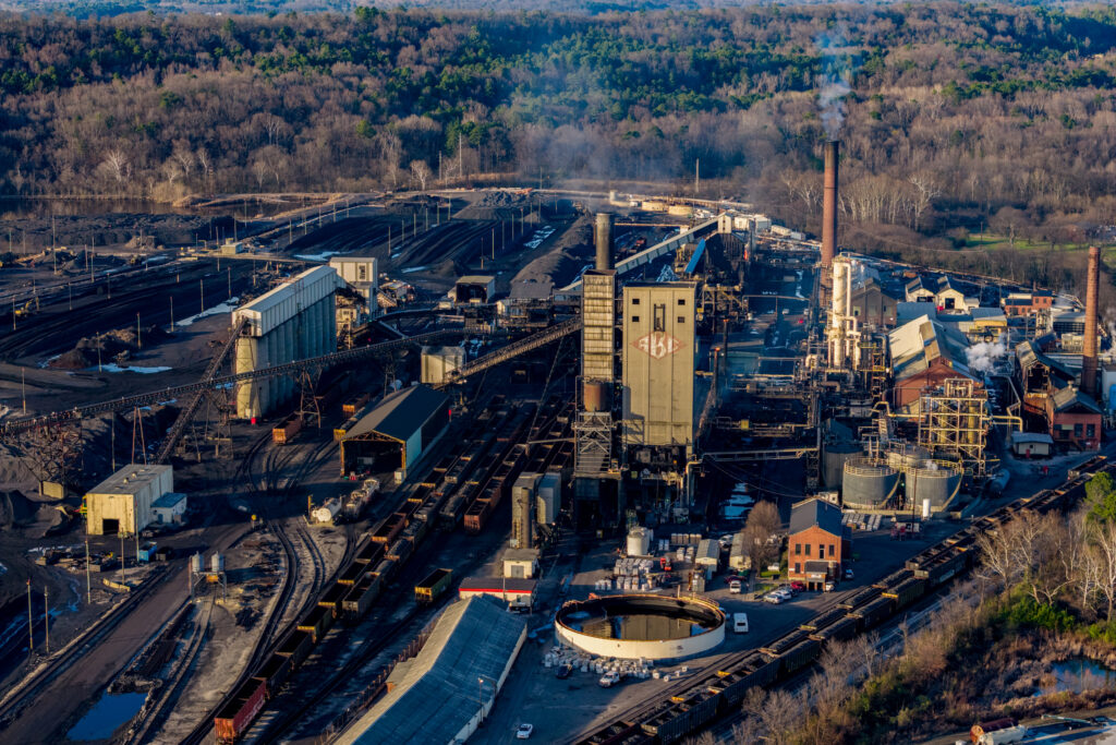 ABC Coke is a by-product coke facility located in Jefferson County, Alabama. Credit: Lee Hedgepeth/Inside Climate News